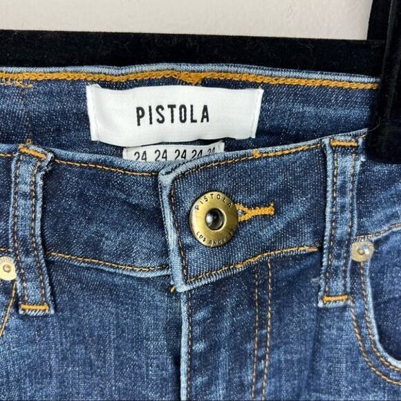pistola high rise distressed skinny jeans - Picture 3 of 7